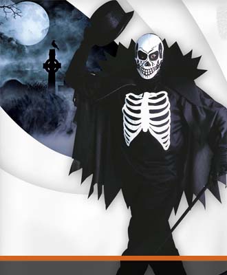 Tienda de disfraces de Halloween de Esqueletos